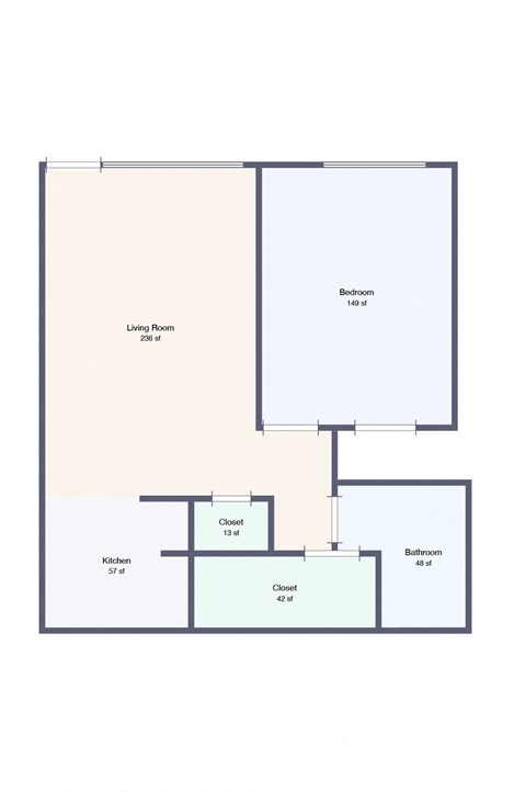 Floor plan at La Puente Garden Apts, La Puente, CA 91744